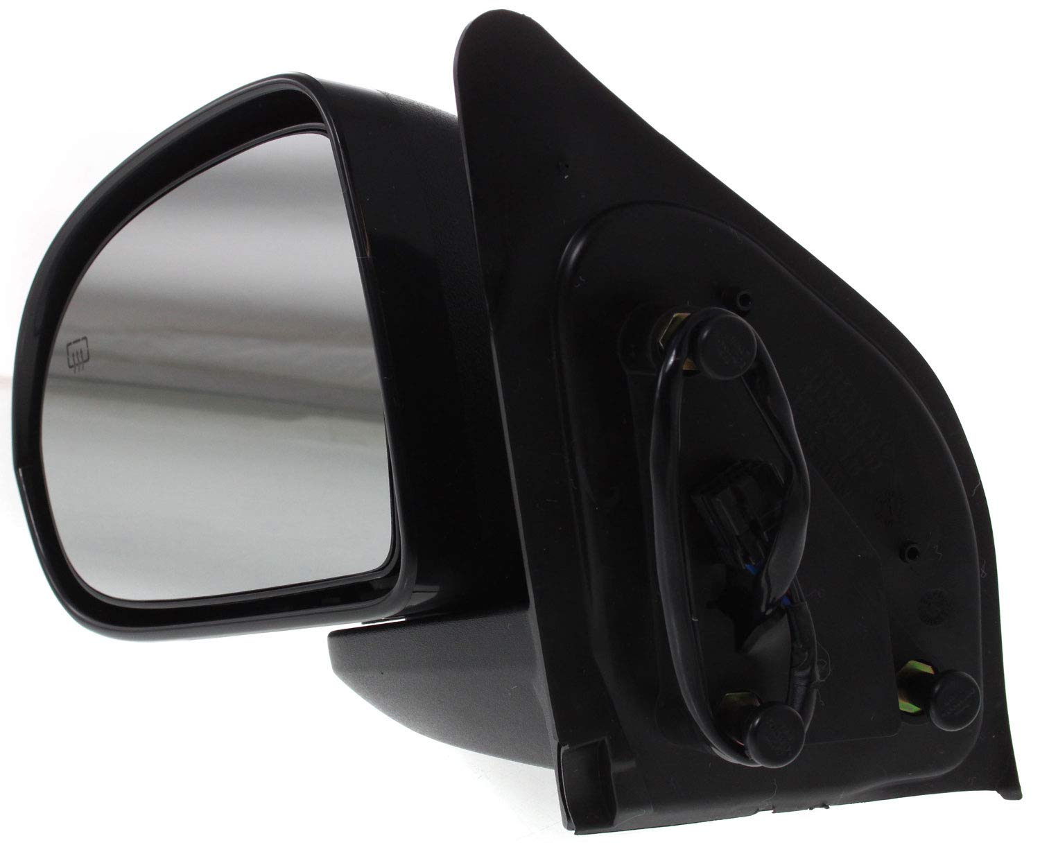 Kool Vue Left Power Heated Door Mirror Compatible With Jeep Compass 2007-2017 Textured MK Body, Type 1