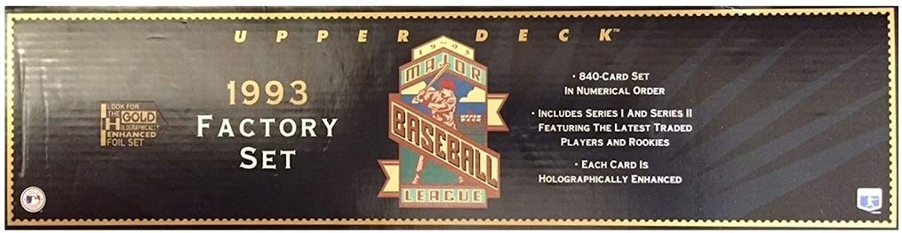 MLB 1993 Upper Deck Factory Set