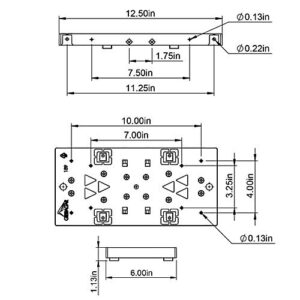 Plastic Mailbox Mounting Bracket, PLMB0060