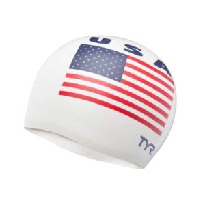 tyr usa silicone cap, white