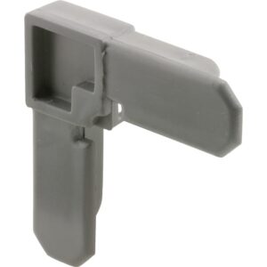 make-2-fit pl 7721 3/4 in. x 3/8, plastic, gray (4-pack) screen frame corner