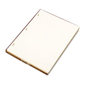 Wilson Jones Looseleaf Minute Book Ledger Sheets, Ivory, 11" x 8-1/2, 100 sheets/box (901-10)