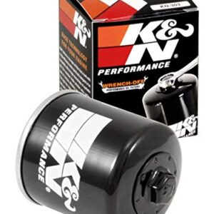 K&N Motorcycle Oil Filter: High Performance, Premium, Designed to be used with Synthetic or Conventional Oils: Fits Select Honda, Kawasaki, Polaris, Yamaha Vehicles, KN-303