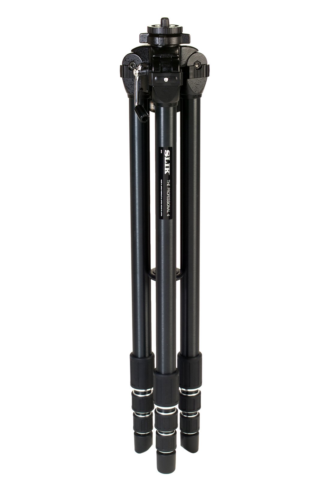 SLIK Professional 4 Tripod Legs - Supports 22 lb, for Mirrorless/DSLR Sony Nikon Canon Fuji Cameras and More - Black (619-975)