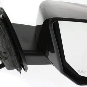 Kool Vue Right Power Heated Door Mirror Compatible With Chevrolet Traverse 2009-2017 Manual Fold With Signal Light Paintable