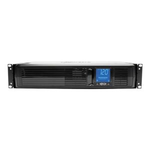 tripp lite 1200va smart ups battery back up, 700w rack-mount/tower, 8 outlets, lcd display, avr, usb, db9 2urm, 3 year warranty & $250,000 insurance (smart1200lcd)