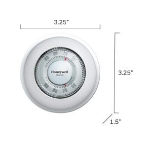 Honeywell Home CT87K1004 The Round Heat Only Manual Thermostat