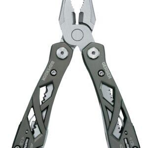 Gerber Gear Suspension 12-in-1 Needle Nose Pliers Multi-tool - Multi-Plier, Wire Cutter, Crosspoint and Flathead Screwdriver Set, Small Scissors - EDC Gear and Equipment - Gifts for Men - Gray