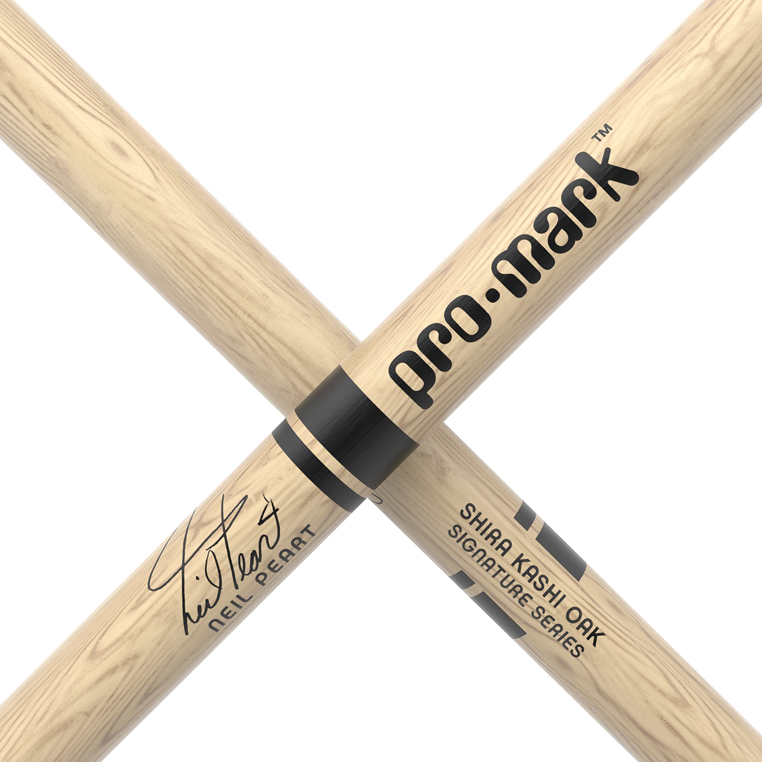 ProMark Drum Sticks - Neil Peart 747 Shira Kashi Oak Drumsticks, Wood Tip, One Pair