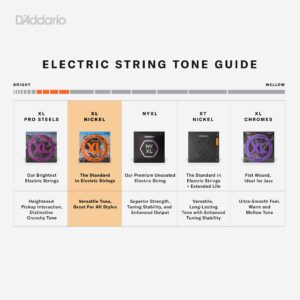 D'Addario Guitar Strings - XL Nickel Electric Guitar Strings - EXL110-3D - Perfect Intonation, Consistent Feel, Reliable Durability - For 6 String Guitars - 10-46 Regular Light, 3-Pack