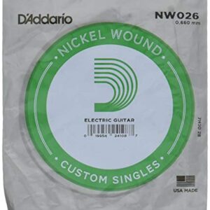 D'Addario NW020 Nickel Wound Electric Guitar Single String