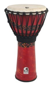 toca synergy freestyle djembe red 12 inches