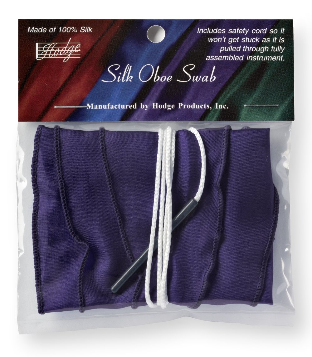 Hodge Silk Oboe Swab - Deep Purple