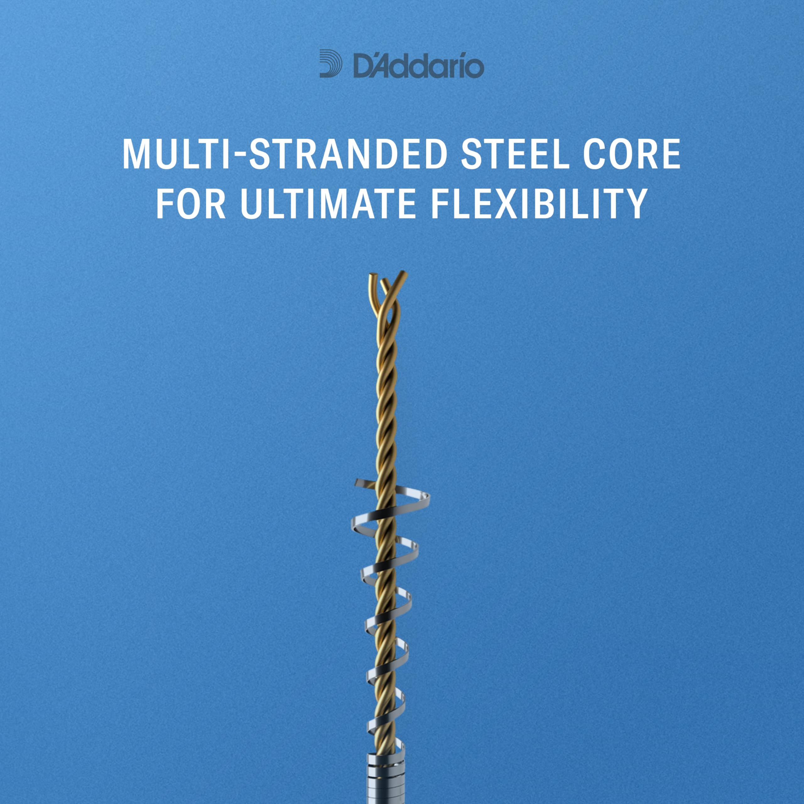 D'Addario H510 Helicore Cello String Set, 4/4 Scale Medium Tension (1 Set)– Stranded Steel Core for Optimum Playability and Clear, Warm Tone – Versatile and Durable – Sealed Pouch Prevents Corrosion