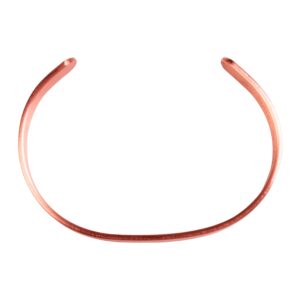 Apex Copper Bracelet, Solid Band