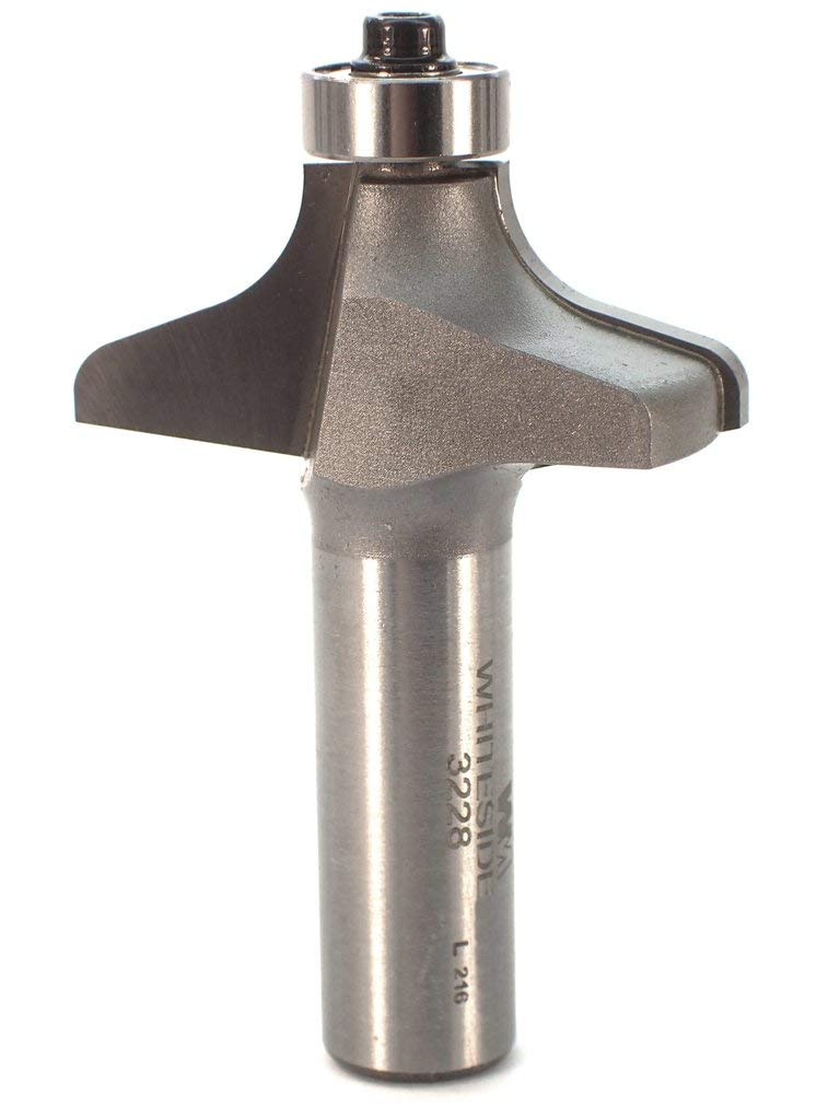 Whiteside Router Bits 3228 Ogee Bit with 9/64 and 5/16-Inch Radius, 1-5/8-Inch Large Diameter and 5/8-Inch Cutting Length