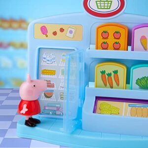 Peppa Pig Peppa’s Adventures Peppa’s Supermarket Playset Preschool Toy: Includes 2 Figures and 8 Themed Accessories; for Ages 3 and Up