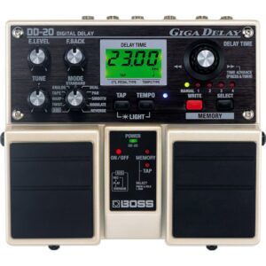 boss dd-20 giga delay guitar pedal