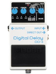 boss dd-3 digital delay pedal