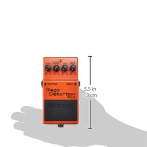 BOSS Md-2 Mega Distortion; Extreme, Low-End Distortion for Modern Metal And Hard Rock