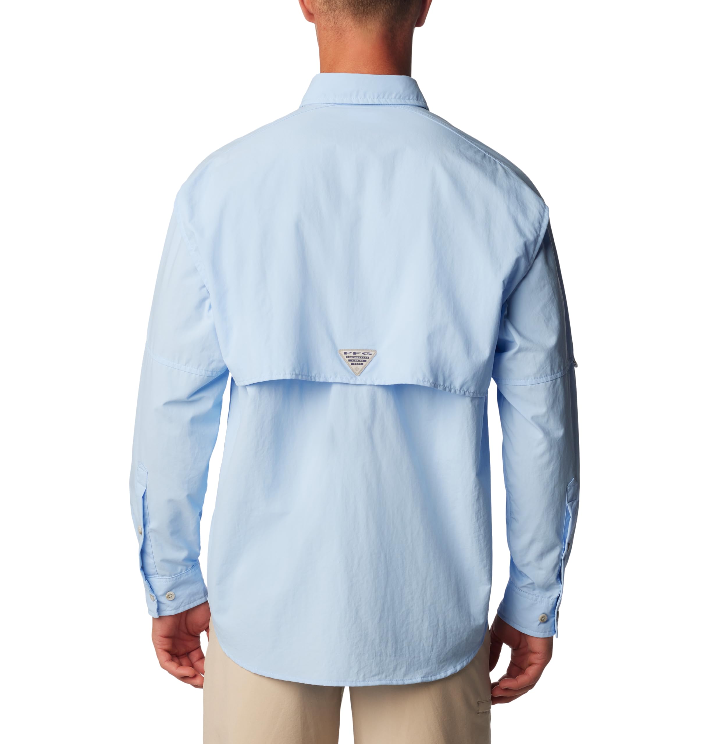 Columbia Men’s PFG Bahama™ II Long Sleeve Shirt, Sail, Large