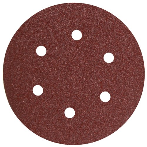 BOSCH SR6R060 5-Piece 60 Grit 6 In. 6 Hole Hook-And-Loop Sanding Discs