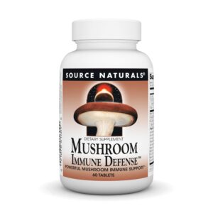 Source Naturals Mushroom Immune Defense, 60 Tablets