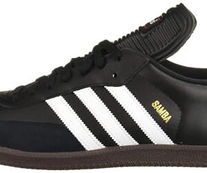 adidas Men's Samba Classic Soccer Shoe, Core Black/Cloud White/Core Black, 6.5 M US