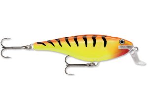 rapala super shad rap 14 fishing lure, 5.5-inch, hot tiger