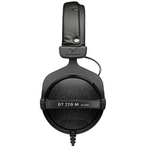 beyerdynamic DT 770 M 80 Ohm Over-Ear-Monitor Headphones in black, closed design, wired, volume control for drummers and sound engineers FOH