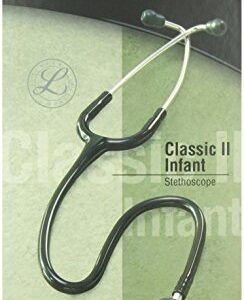 3M Littmann Classic II Infant Stethoscopes, 2114R, Stainless Steel Chestpiece, 28" Red Tube