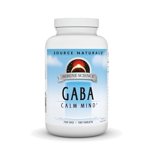 Source Naturals Serene Science GABA, for a Calm Mind* - 750mg, 90 Tablets