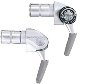 shimano sl-bs77 dura ace double/triple bar end shifters (9-speed)