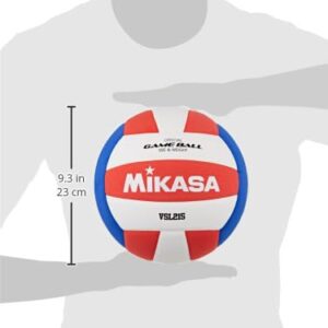 Mikasa Competitive Class Volleyball (Red/White/Blue)