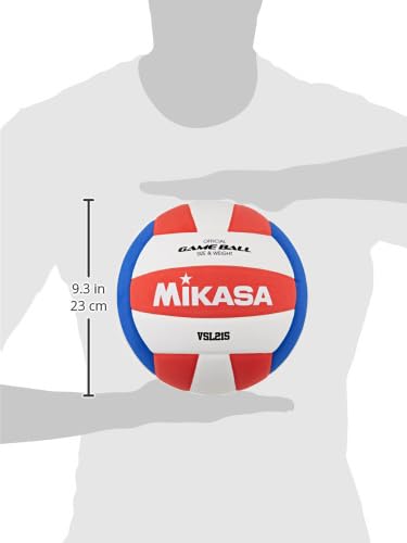 Mikasa Competitive Class Volleyball (Red/White/Blue)