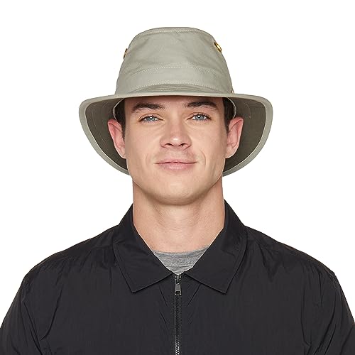 Tilley T5 Unisex Cotton Duck Hat (Khaki, 7 1/2)