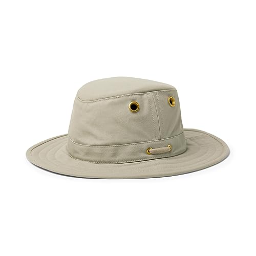 Tilley T5 Unisex Cotton Duck Hat (Khaki, 7 5/8)