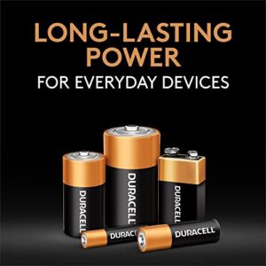 Duracell Coppertop C Batteries, 8 Count Pack, C Battery with Long-lasting Power, All-Purpose Alkaline C Battery for Household and Office Devices