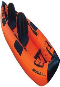 airhead montana kayak two person inflatable kayak , white, 12 ft