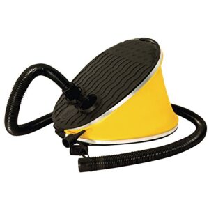 airhead foot pump yellow/black, 54" long hose