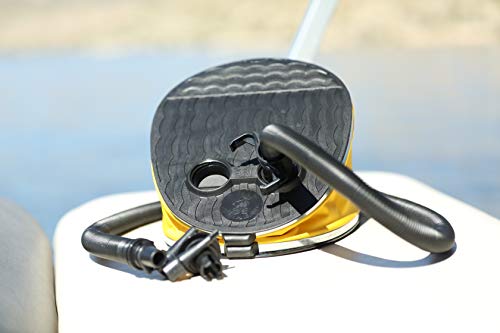 AIRHEAD Foot Pump Yellow/black, 54" long hose