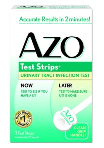 azo urinary tract infection test strips, 3-count boxes (pack of 2)