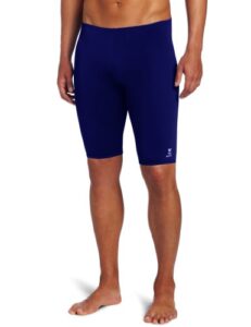 tyr boys sports durafast one jammer swimsuit, navy, 24 us