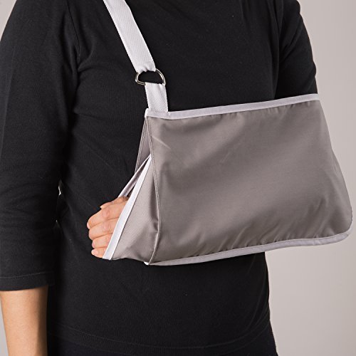 DMI Arm Sling, Shoulder, Elbow & Wrist Sling with Wrist Extender and Shoulder Immobilizer, Adjustable, Right or Left Side, Adult