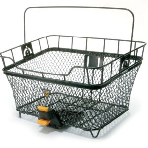 Topeak MTX Rear Bicycle Basket, 40.5 x 33.5 x 24.1 cm / 15.9” x 13.2” x 9.5”