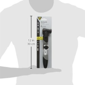 Topeak Mini MasterBlaster DX Bike Pump , L x W x H ﻿﻿23.1 x 4.7 x 3.2 cm / 9.1” x 1.9” x 1.3”