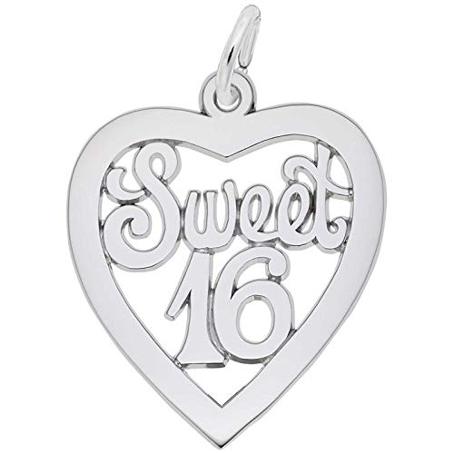 Rembrandt Charms Sweet 16 Charm, Sterling Silver