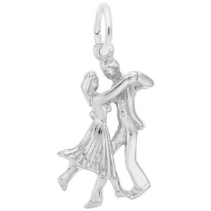 rembrandt charms dancers charm, sterling silver