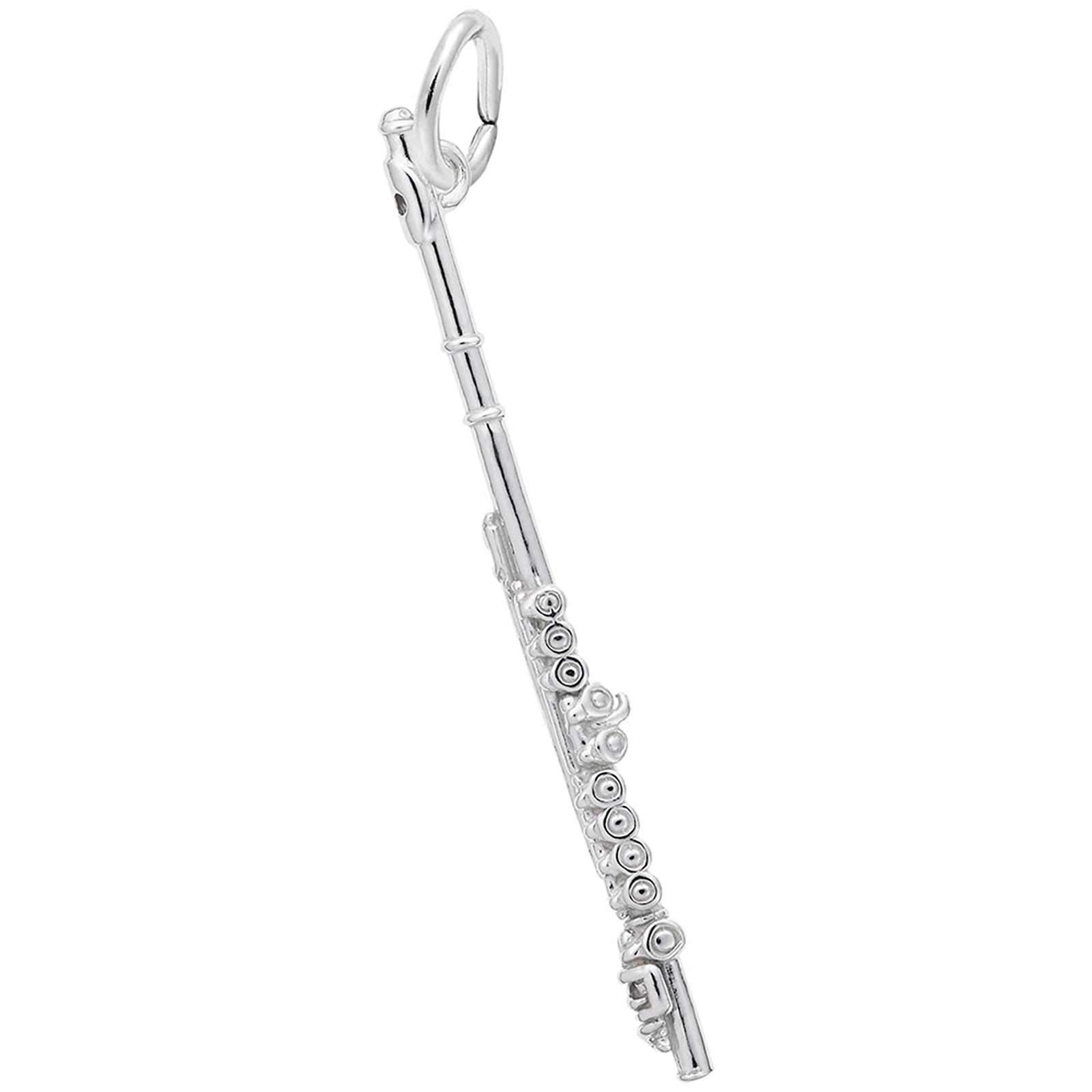 Rembrandt Charms Flute Charm, Sterling Silver