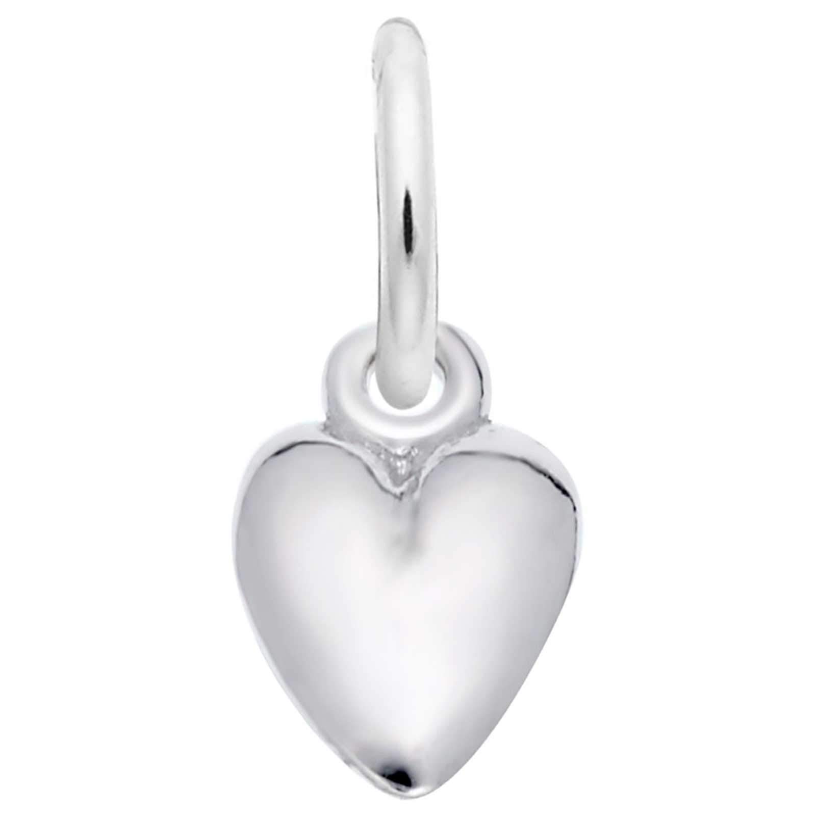 Rembrandt Charms Heart Charm, Sterling Silver